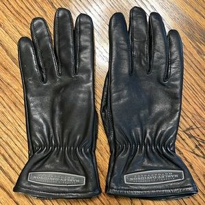 Harley Davidson Black Leather Gloves